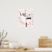 I Art, darum bin ich, KÜNSTLER Poster (Küche)