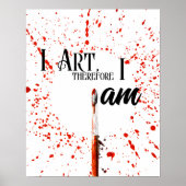 I Art, darum bin ich, KÜNSTLER Poster (Vorne)