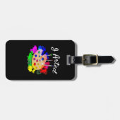 I Arted Funny Artist Gepäckanhänger (Vorderseite horizontal)