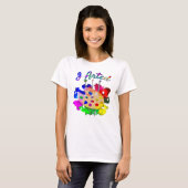 I Artist Artist Palette Pinsel T-Shirt (Vorne ganz)