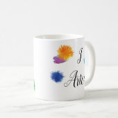 I Arts Funny Artist Painter Painting Art Kaffeetasse (VorderseiteRechts)