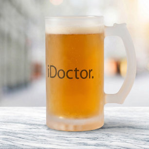 i Arzt (iDoctor) Mattglas Bierglas