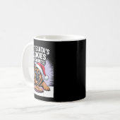 I Ate Santas Cookies Puppy Funny Christmas German Kaffeetasse (Vorderseite Links)