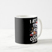 I Ate Santas Cookies Puppy Funny Christmas Mini Sc Kaffeetasse (VorderseiteRechts)
