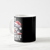 I Ate Santas Cookies Puppy Funny Christmas Mini Sc Kaffeetasse (Vorderseite Links)