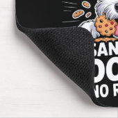 I Ate Santas Cookies Puppy Funny Christmas Mini Sc Mousepad (Ecke)