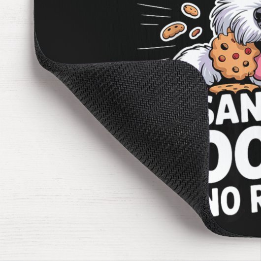 I Ate Santas Cookies Puppy Funny Christmas Mini Sc Mousepad (Ecke)