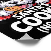 I Ate Santas Cookies Puppy Funny Christmas Mini Sc Poster (Ecke)