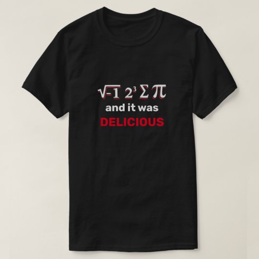I. Ate Sum Pi T - Shirt (Design vorne)