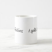 I aufgeteilte Infinitive Kaffeetasse (Mittel)
