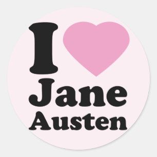 I Aufkleber Liebe-Janes Austen