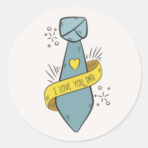 I Aufkleber Liebe-Sie Vater-des Vatertags- 