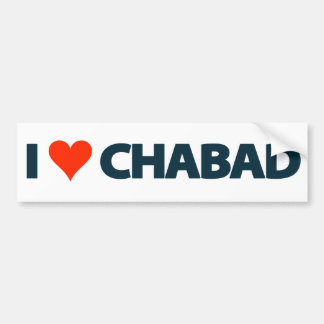 I AUTOAUFKLEBER DER LIEBE-CHABAD