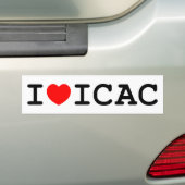 I Autoaufkleber der Liebe-ICAC (Auf Auto)