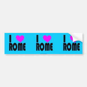 I Autoaufkleber Liebe-Roms Italien