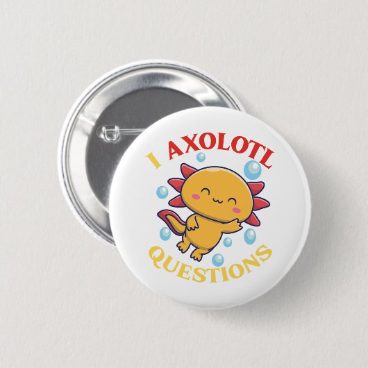 I Axolotl Button (Vorne & Hinten)
