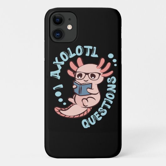 I Axolotl-Fragen Case-Mate iPhone Hülle (Rückseite)