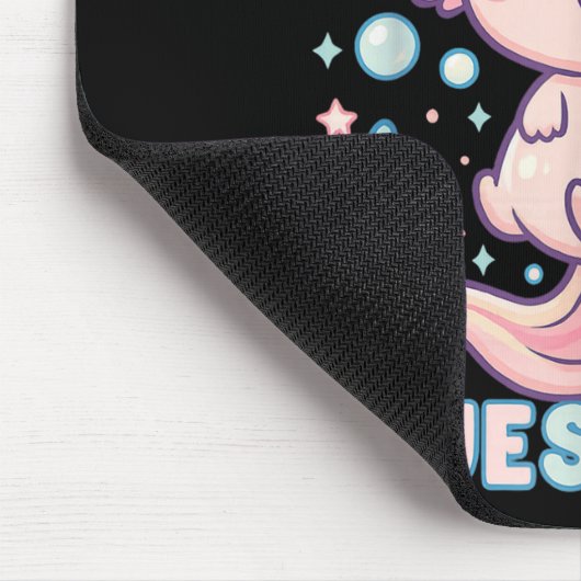 I Axolotl Fragen Funny Niedlich Pun Design Mousepad (Ecke)