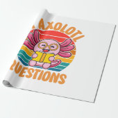 I Axolotl-Fragen Geschenkpapier (Ungerollt)