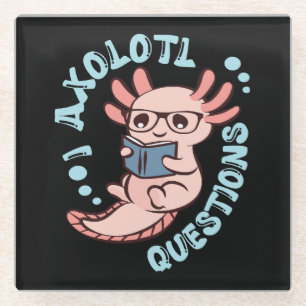I Axolotl-Fragen Glasuntersetzer