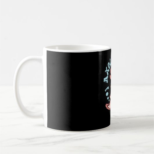I Axolotl-Fragen Kaffeetasse (Links)