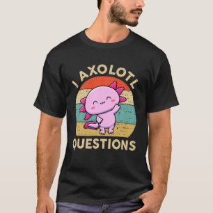 I Axolotl Fragen Kinder Blue Salamander Plush Axo T-Shirt