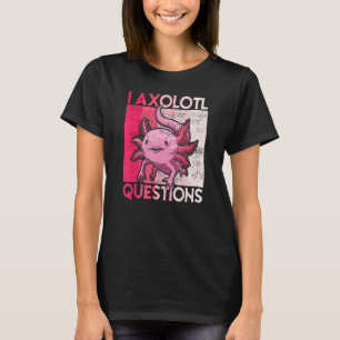 I Axolotl Fragen Kinder Jugendliche Retro Axol T-Shirt