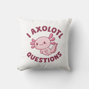 I Axolotl-Fragen Kissen