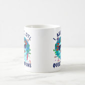 I Axolotl Fragen, Niedliches Axolotl Zitat Kaffeetasse (Mittel)
