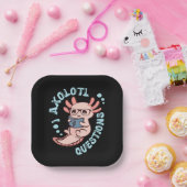 I Axolotl-Fragen Pappteller (Party)