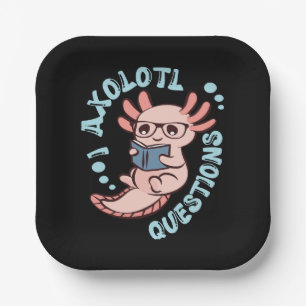 I Axolotl-Fragen Pappteller