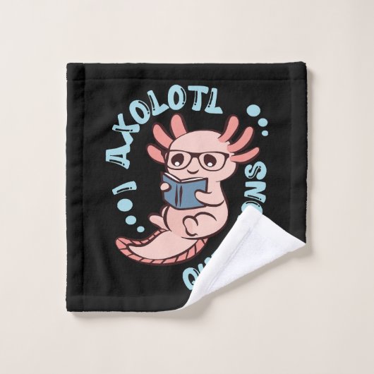 I Axolotl-Fragen Waschlappen (Waschlappen)