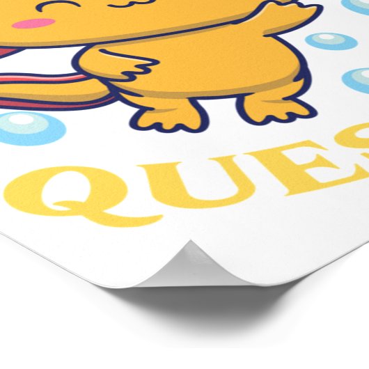 I Axolotl Poster (Ecke)