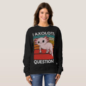 I Axolotl Questions Cute Youth Kids Retro 90s Vint Sweatshirt (Vorne ganz)
