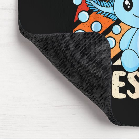 I Axolotl Questions Funny Axolotl Kawaii Men Women Mousepad (Ecke)