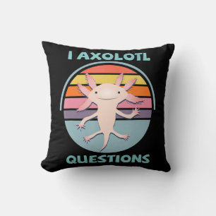 I Axolotl Questions Kawaii Anime Axolotl Gift Adul Kissen