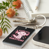 I Axolotl Questions Salamander Plush Axolotl Schlüsselanhänger (Vorderseite rechts)