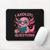 I Axolotl Questions Shirt Adults Youth Kids Retro Mousepad (Mit Mouse)