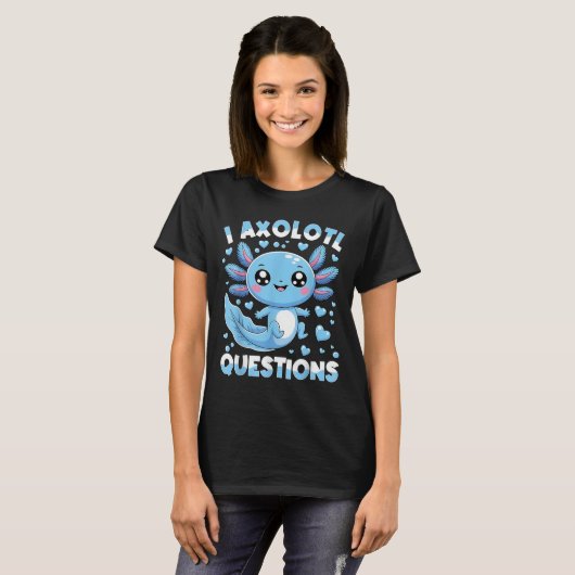 I Axolotl Questions Shirt Kids Axolotl Weihnachten (Vorne ganz)