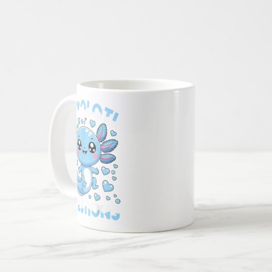 I Axolotl Questions Shirt Kids Axolotl Weihnachten Kaffeetasse (Vorderseite Links)