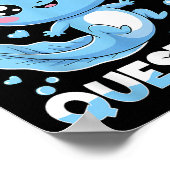 I Axolotl Questions Shirt Kids Axolotl Weihnachten Poster (Ecke)