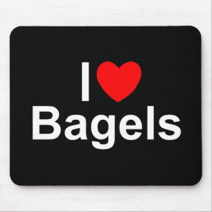 I Bagel der Liebe-(Herz) Mousepad