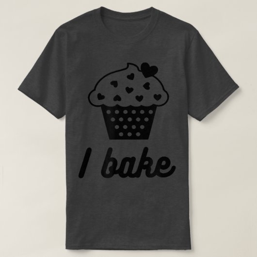 I Bake - Funny Baking T-Shirt (Design vorne)