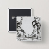 I Balli de Spessanei oder Le Grande Chasse Button (Vorne & Hinten)