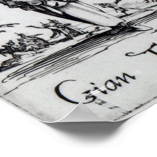 I Balli de Spessanei oder Le Grande Chasse Poster (Ecke)