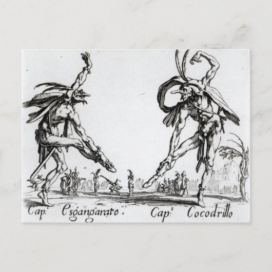 I Balli de Spessanei oder Le Grande Chasse Postkarte (Vorderseite)