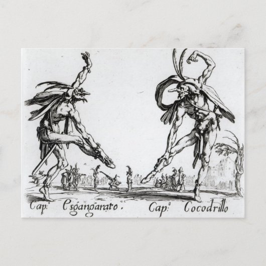 I Balli de Spessanei oder Le Grande Chasse Postkarte (Vorderseite)