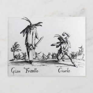 I Balli de Spessanei oder Le Grande Chasse Postkarte