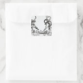 I Balli de Spessanei oder Le Grande Chasse Quadratischer Aufkleber (Tasche)