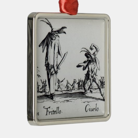 I Balli de Spessanei oder Le Grande Chasse Silbernes Ornament (Rechts)